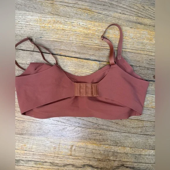 Aerie Smoothies Large Terracotta Seamless Bralette - Picture 4 of 7